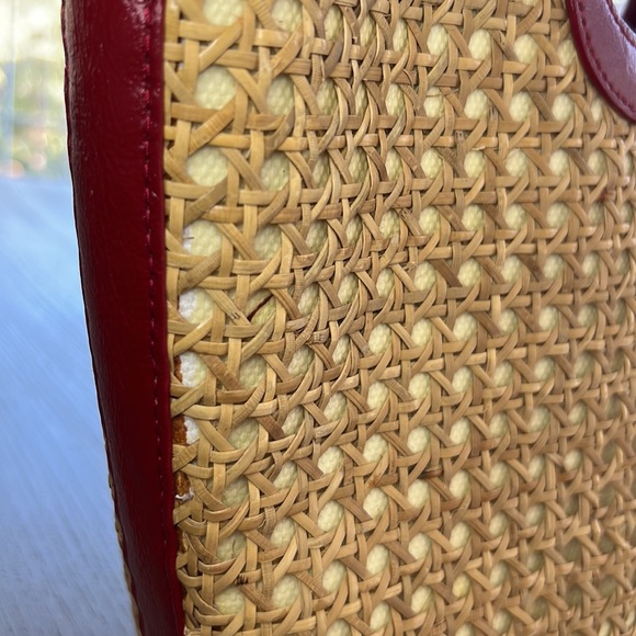 Elaine Turner Cane Woven Patent Leather Bag - Picture 11 of 13